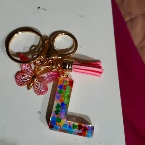 Initial Letter Keychain